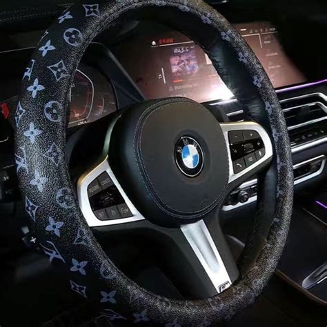 black louis vuitton steering wheel cover|luxury steering wheel covers reviews.